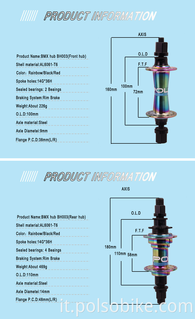 BMX HUB 9T